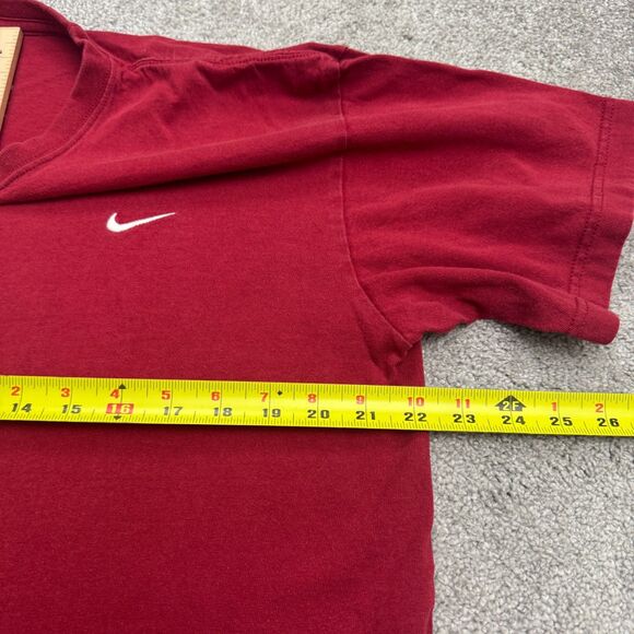 Nike The Athletic Dept Vintage Loose Fit Basic T-Shirt Men Medium Red Swoosh Tee - Picture 8 of 9